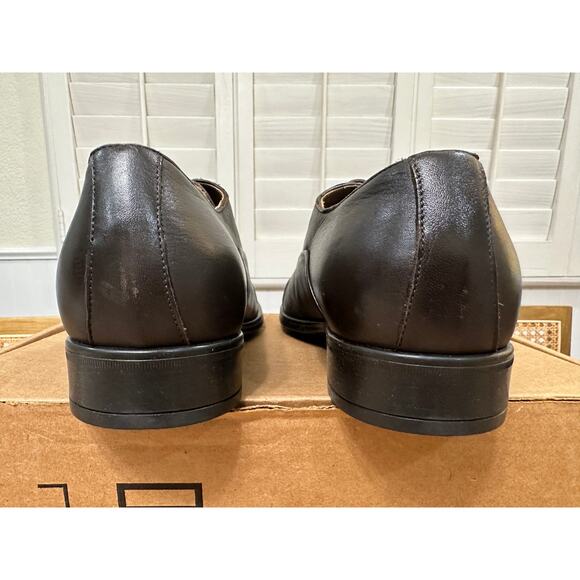 Bruno Magli Locascio Cap-Toe Oxford Dress Shoe Dark Brown Leather Size 11 NWOT - Picture 9 of 14